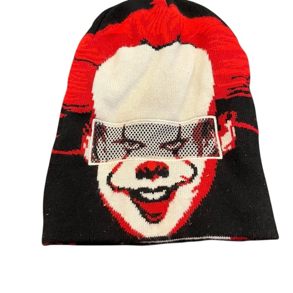 Stephen king It pennywise clown Roll down knot Beanie Mask hat cap - Picture 1 of 3